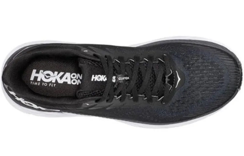 Hoka One One Men's Clifton 7 Black/White UK 12.5-4